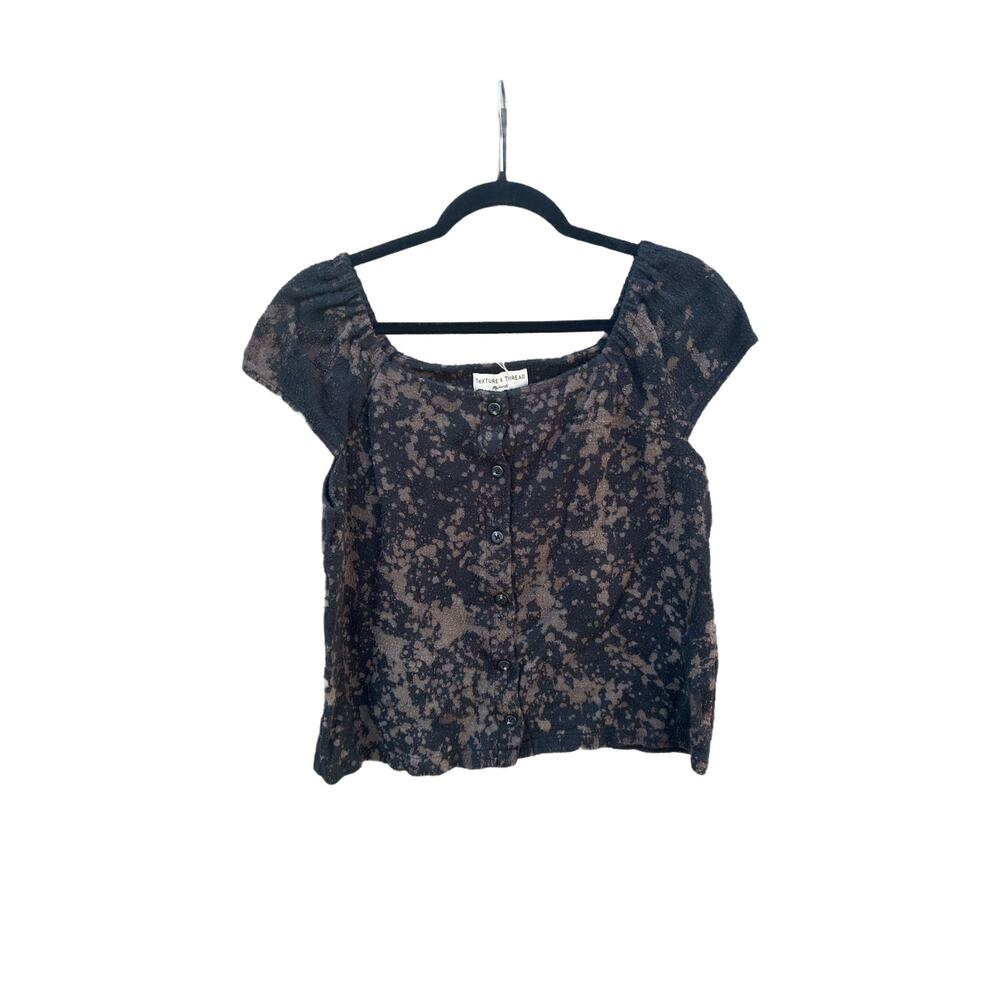 Tie Dye Button Up Shirt | Women’s Shirt | Splatter Tie - Reverse Dye